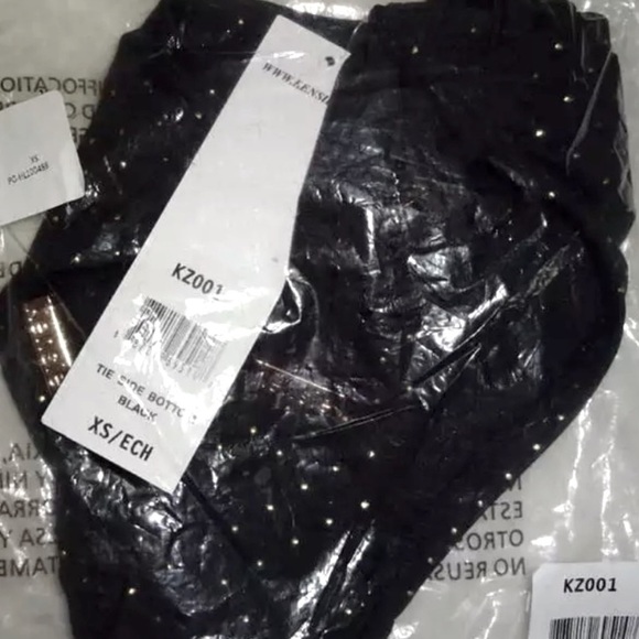 $210 Kensie Celebrity Sparkle Bikini Bottoms XSmall Gold Studs BEST OF CRUISE - Picture 14 of 16